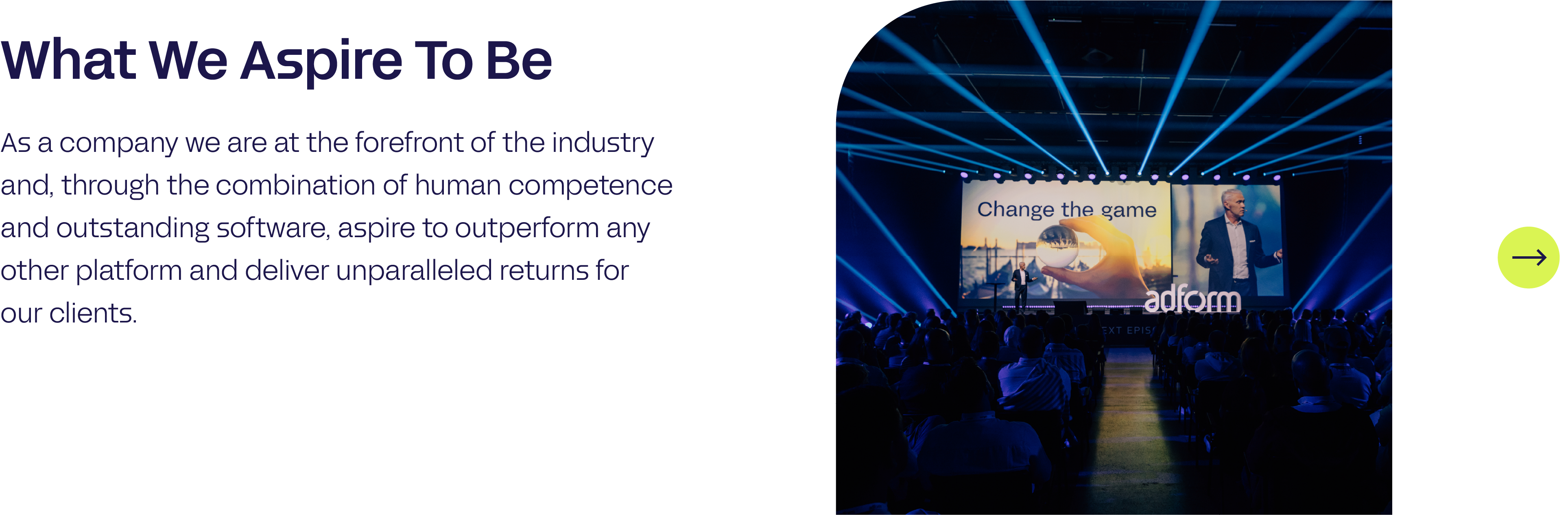 What We Aspire To Be